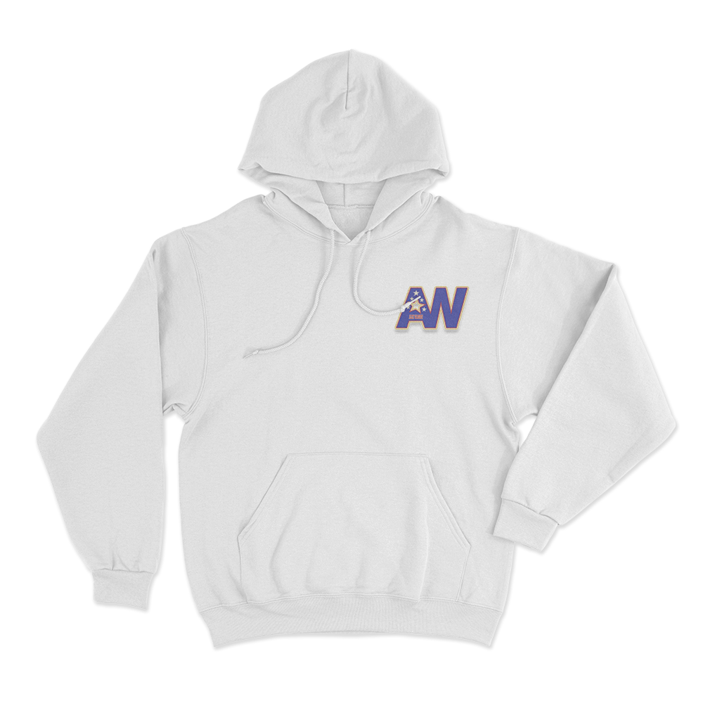 Alex Warren AW Hoodie White Alex Warren AW Hoodie White