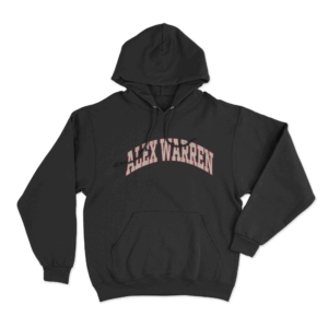 Alex Warren Collegiate Hoodie Black