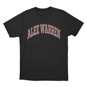 Alex Warren Collegiate T Shirt Black