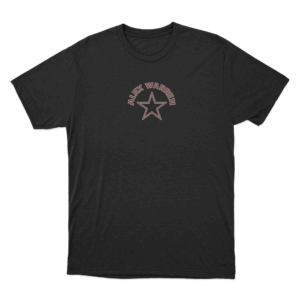 Alex Warren Star Logo T Shirt Black