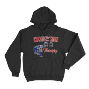 Cheaper Than Therapy Hoodie Black