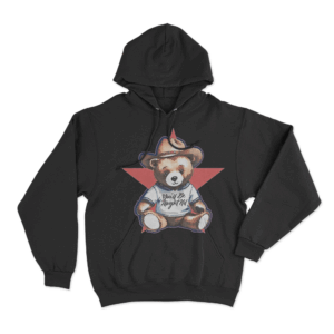 Teddy Hoodie Black